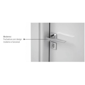 Porta de Alumínio 215x88x14cm Sasazaki Aluminium Abertura Direita Branca - 72.02.101-0