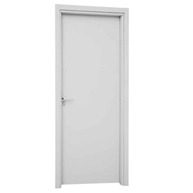 Porta de Alumínio 215x88x14cm Sasazaki Aluminium Abertura Direita Branca - 72.02.101-0