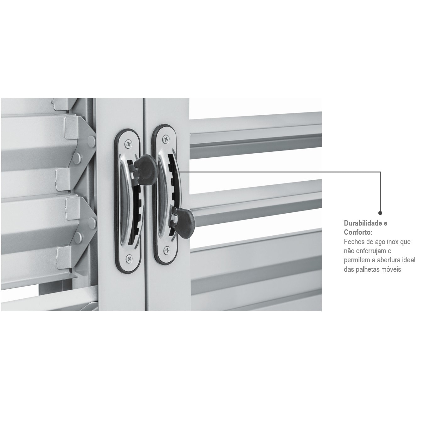 Porta de Correr Balcão em Aço 217x160x16.5cm Sasazaki Multiflex Prátika 3 Folhas Abertura Esquerda Branca - 26.35.002-6