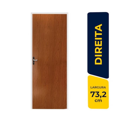 Porta de Duraplac 73,2x212,5x3cm Crv Classic Abertura Direita Mogno - 994992