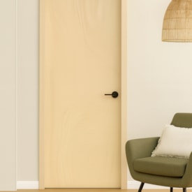 Porta de Madeira Encabeçada Fabripal Padrão Marfim 210x70cm - 1646