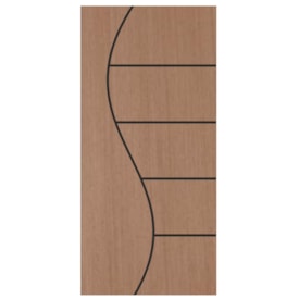 Porta de Madeira Frisada Fabripal Curupixa Inove 210x80cm PSS08 - FA-203