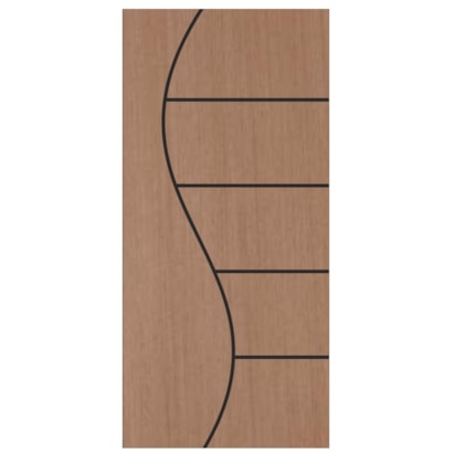 Porta de Madeira Frisada Fabripal Curupixa Inove 210x80cm PSS08 - FA-203