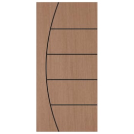 Porta de Madeira Frisada Fabripal Curupixa Inove 210x90cm PSS03 - FA-201