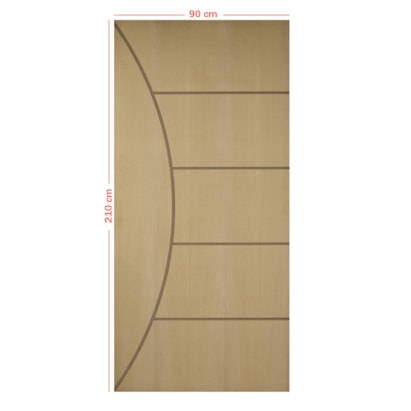 Porta de Madeira Frisada Fabripal Curupixa Inove 210x90cm PSS06 - FA-207