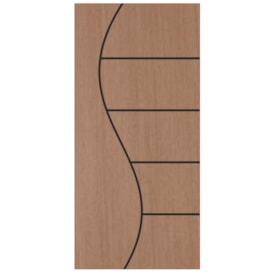 Porta de Madeira Frisada Fabripal Curupixa Inove 210x90cm PSS08 - FA-203