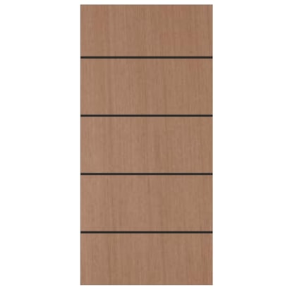 Porta de Madeira Frisada Fabripal Curupixa Modern 210x70cm PSS02 - FA-104