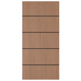 Porta de Madeira Frisada Fabripal Curupixa Modern 210x90cm PSS02 - FA-104