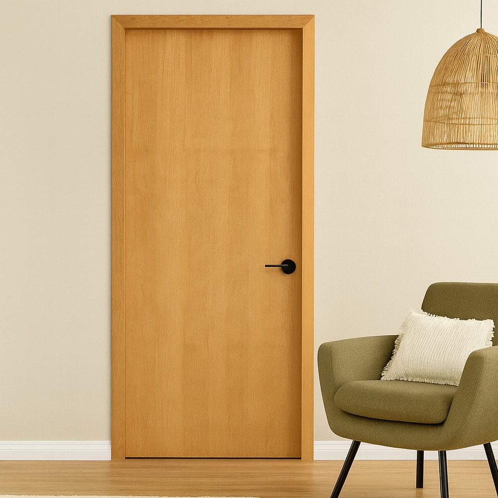 Porta de Madeira Sólida Encabeçada Fabripal Curupixá 210x90cm - 2240