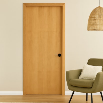 Porta de Madeira Sólida Encabeçada Fabripal Curupixá 210x90cm - 2240