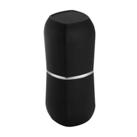 Porta Escova de Dentes Arthi Conceito com Tampa Preto e Cromado - 8780