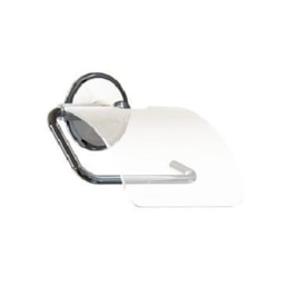 Porta Papel Higiênico Com Fixação Adesiva Plasnature Future Cromado - PLA2003C