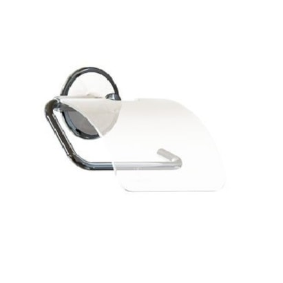 Porta Papel Higiênico Com Fixação Adesiva Plasnature Future Cromado - PLA2003C