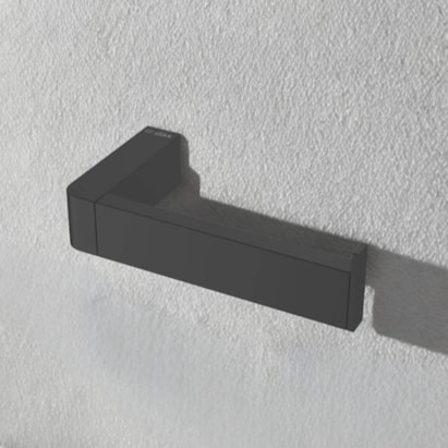 Porta Papel Higiênico Dax Iguaçu sem Tampa Black - DAX-2020-IG-BL