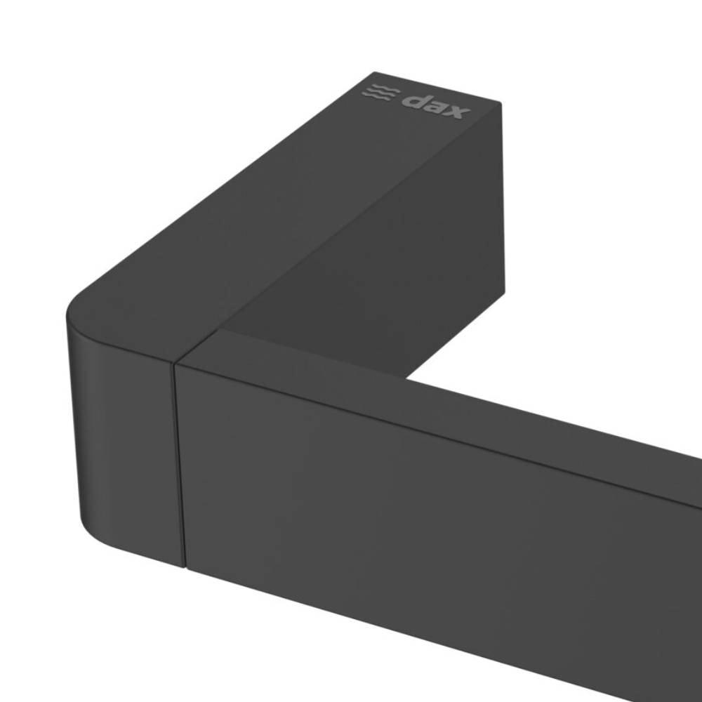 Porta Papel Higiênico Dax Iguaçu sem Tampa Black - DAX-2020-IG-BL