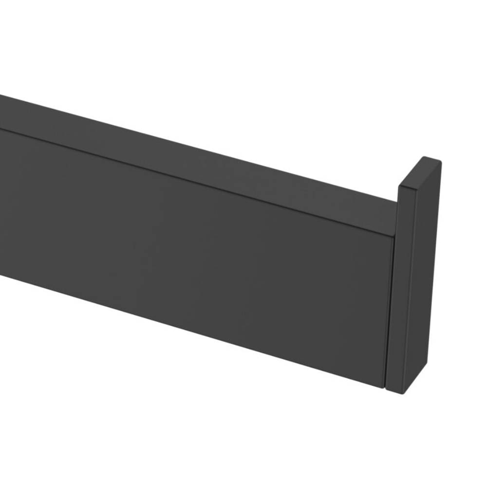 Porta Papel Higiênico Dax Iguaçu sem Tampa Black - DAX-2020-IG-BL