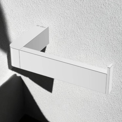 Porta Papel Higiênico Dax Iguaçu sem Tampa Cromado - DAX-2020-IG-CR