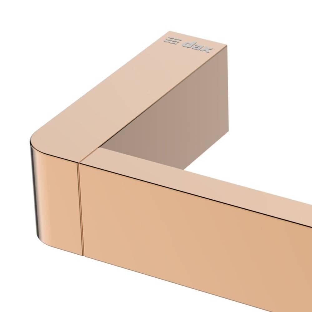 Porta Papel Higiênico Dax Iguaçu sem Tampa Rose Gold - DAX-2020-IG-RG