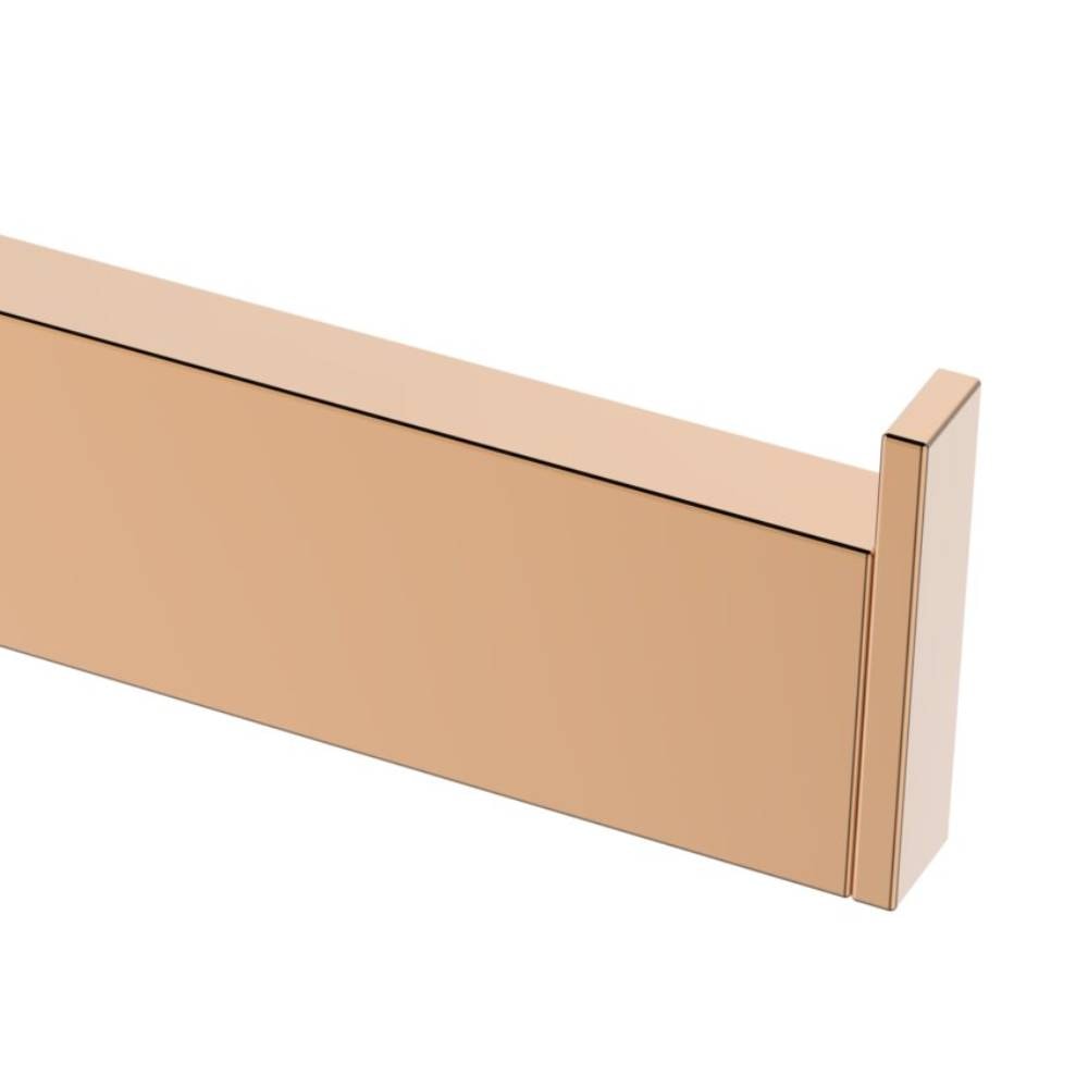 Porta Papel Higiênico Dax Iguaçu sem Tampa Rose Gold - DAX-2020-IG-RG