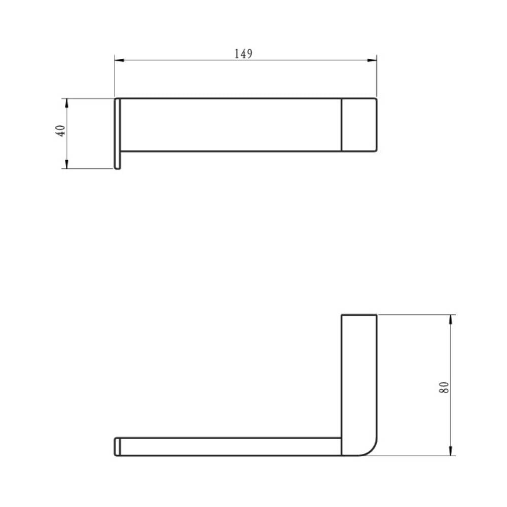 Porta Papel Higiênico Dax Iguaçu sem Tampa Rose Gold - DAX-2020-IG-RG