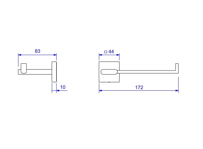 Porta Papel Higiênico Deca Polo Red Gold - 2020.GL33.RD