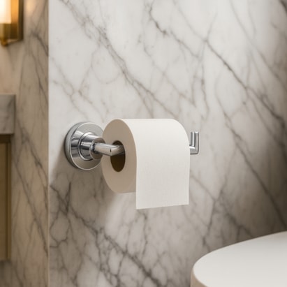 Porta Papel Higiênico Deca Slim Cromado - 2020