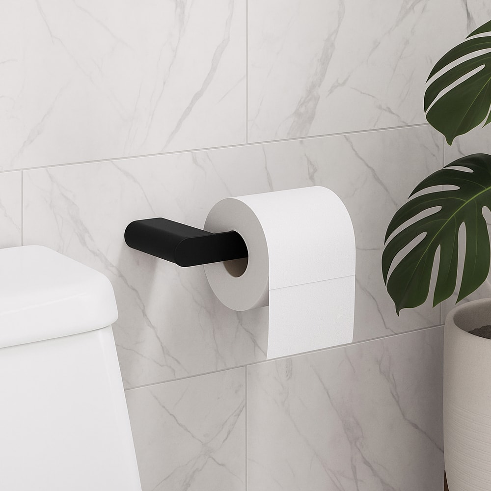 Porta Papel Higiênico Deca Versa Black Matte - 2020.BL31.MT