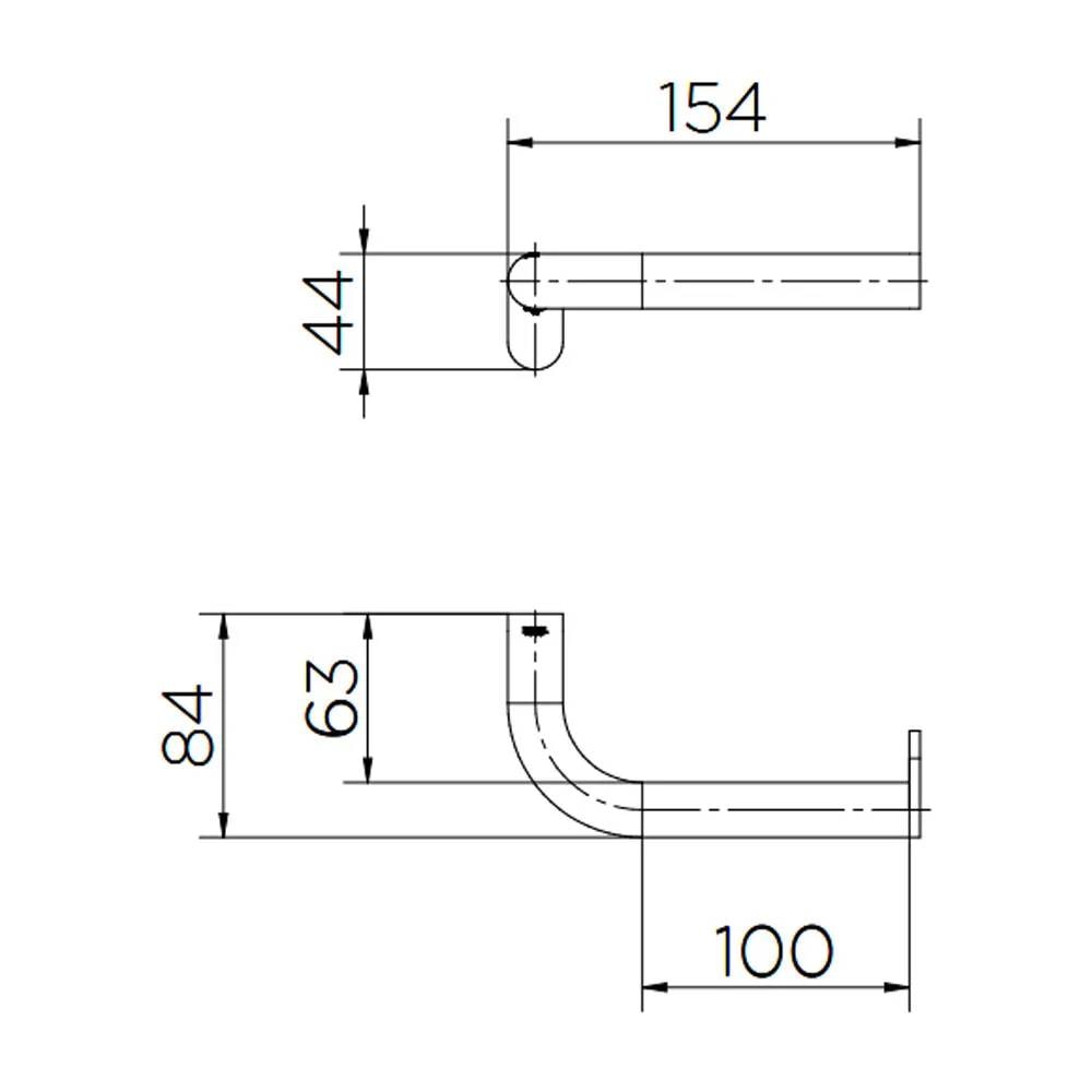 Porta Papel Higiênico Docol Mix&Match Cromado - 90009604006