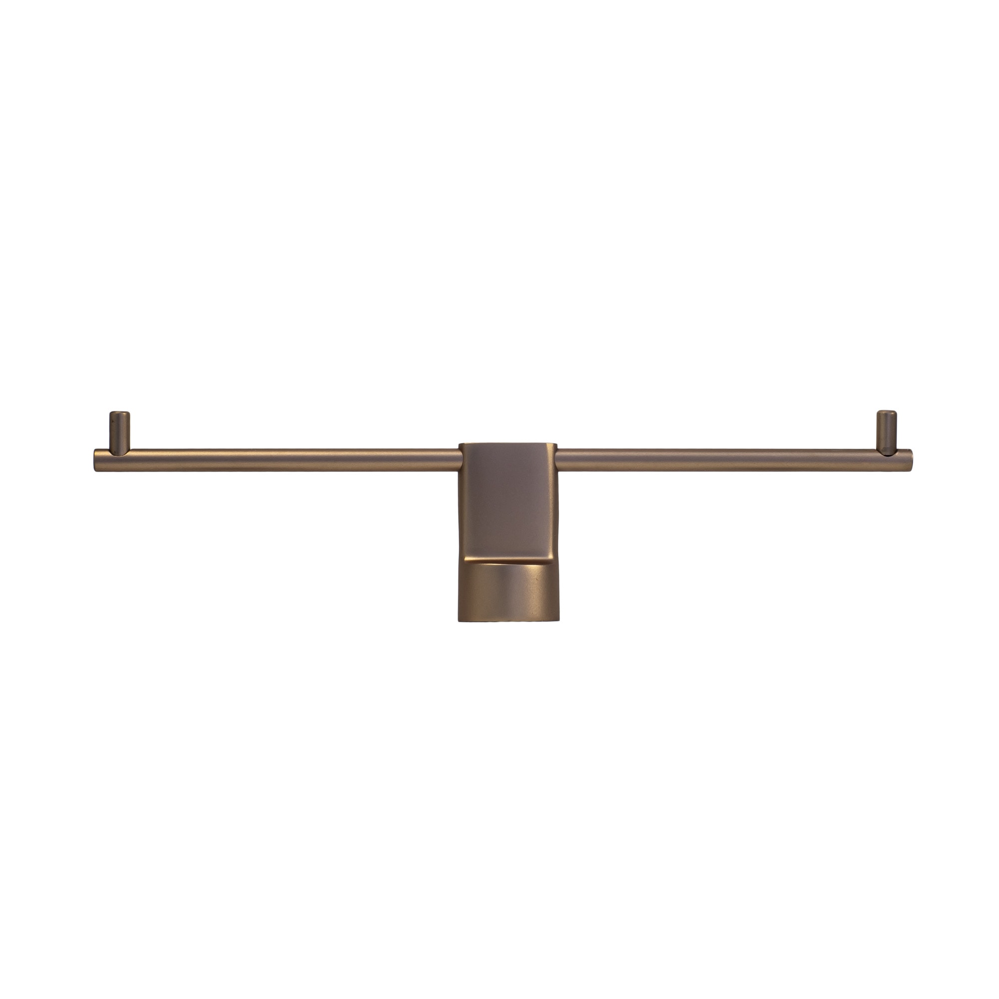 Porta Papel Higiênico Duplo Kimetais Plena Red Gold Matte Inox - AB002154