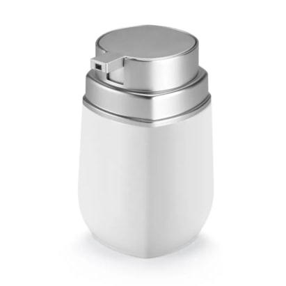 Porta Sabonete Líquido Arthi Conceito Branco e Cromado - 1925