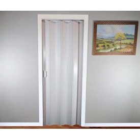 Porta Sanfonada PVC PlasFlex 210cm x 96cm Branca - 04766