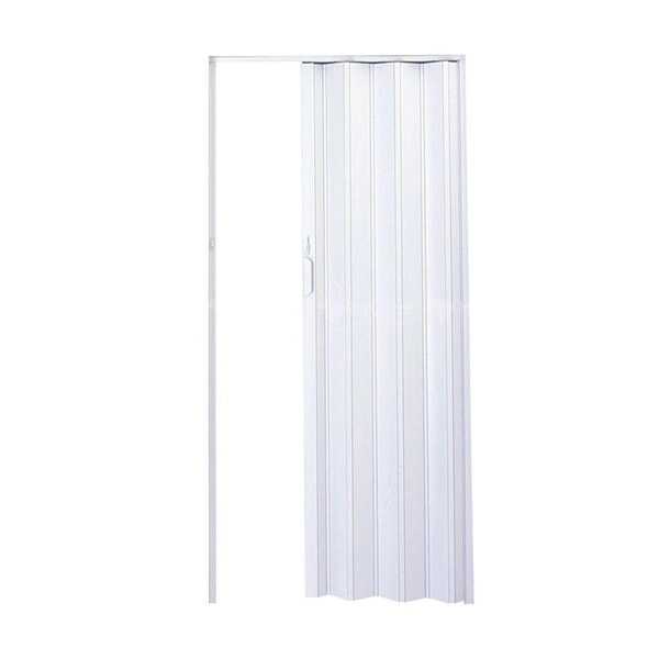 Porta Sanfonada PVC PlasFlex 210cm x 96cm Branca - 04766