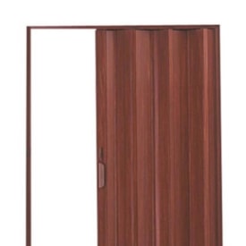 Porta Sanfonada PVC PlasFlex 210x72 Mogno - 04759