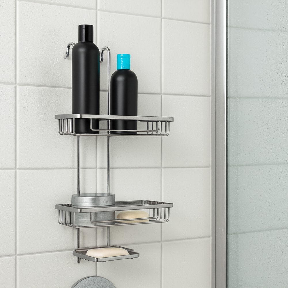 Porta Shampoo Arthi Piatina Onix - 0438