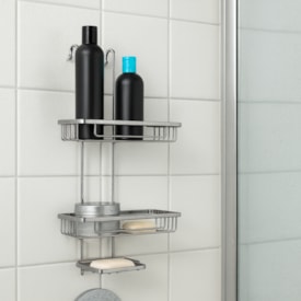 Porta Shampoo Arthi Piatina Onix - 0438