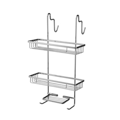 Porta Shampoo Arthi Piatina Onix - 0438