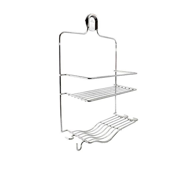 Porta Shampoo Com Fixação Adesiva Cromado Plasnature Simplify - Ard0001