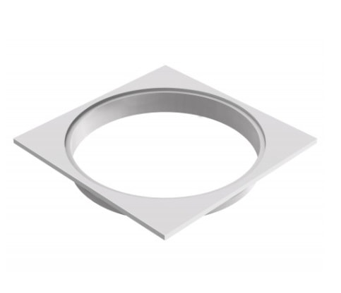 Porta Tampa Quadrada Tigre para Tampa Redonda 25cm - 27642527