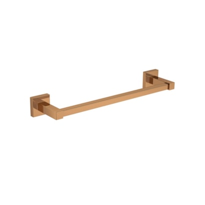 Porta Toalha Banheiro Barra Deca Quadratta 30cm Red Gold - 2040.GL83.030.RD