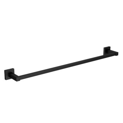 Porta Toalha Banheiro Barra Deca Quadratta 60cm Black Matte - 2040.BL83.MT