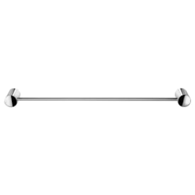 Porta Toalha Banheiro Barra Docol Single 50cm Cromado - 00158106