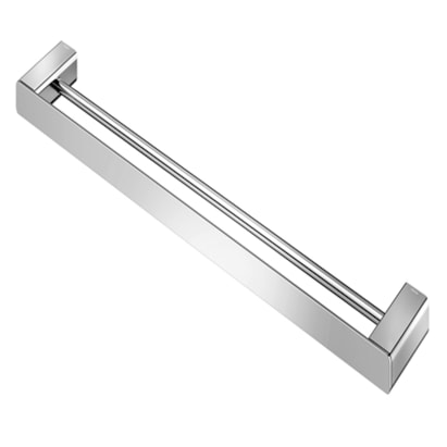 Porta Toalha Banheiro Barra Dupla Docol Flat 60cm Cromado - 01013706
