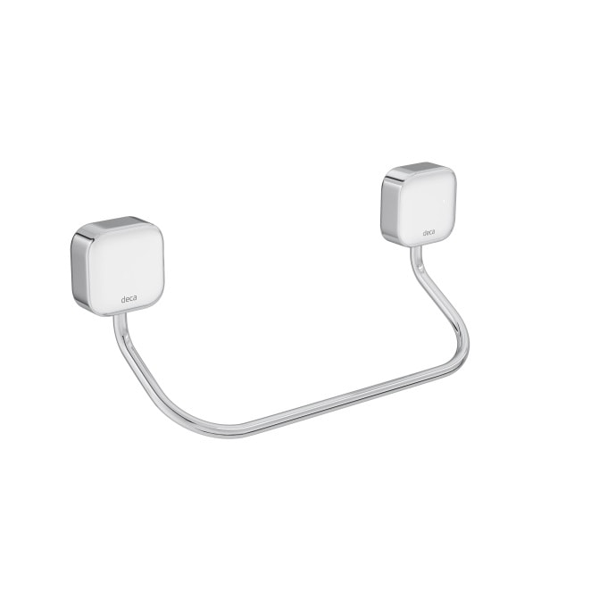 Porta Toalha Banheiro Curto Deca Pix 20cm Cromado - 2050.C02