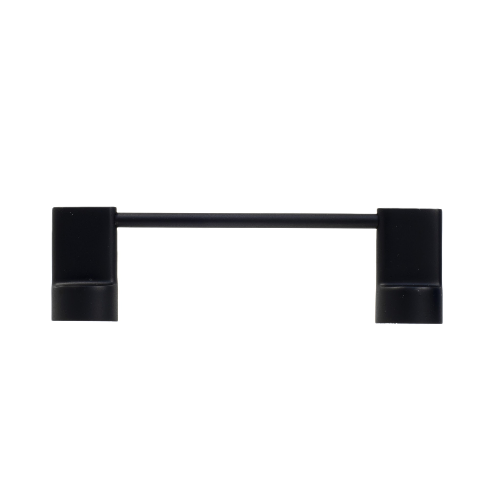 Porta Toalha Banheiro Kimetais Plena Black Matte - AB002153