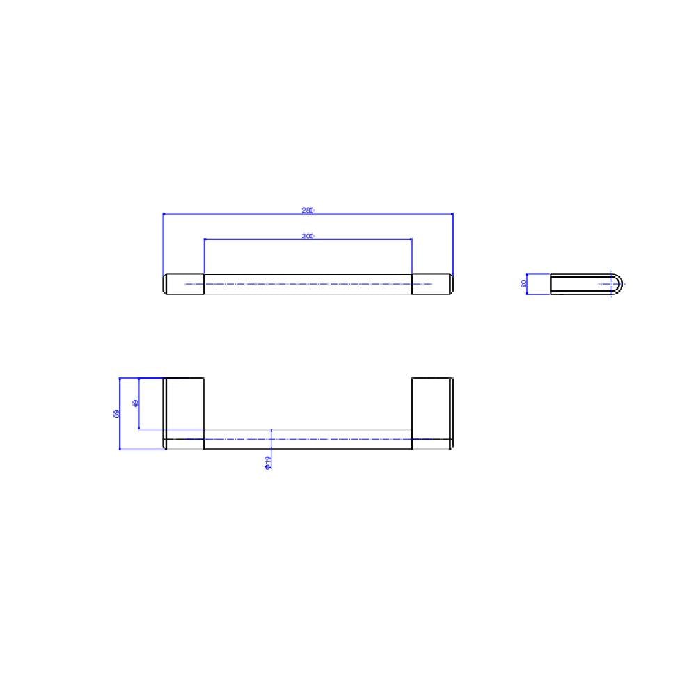 Porta Toalha Banheiro Rosto Deca You Cromado - 2050.C104