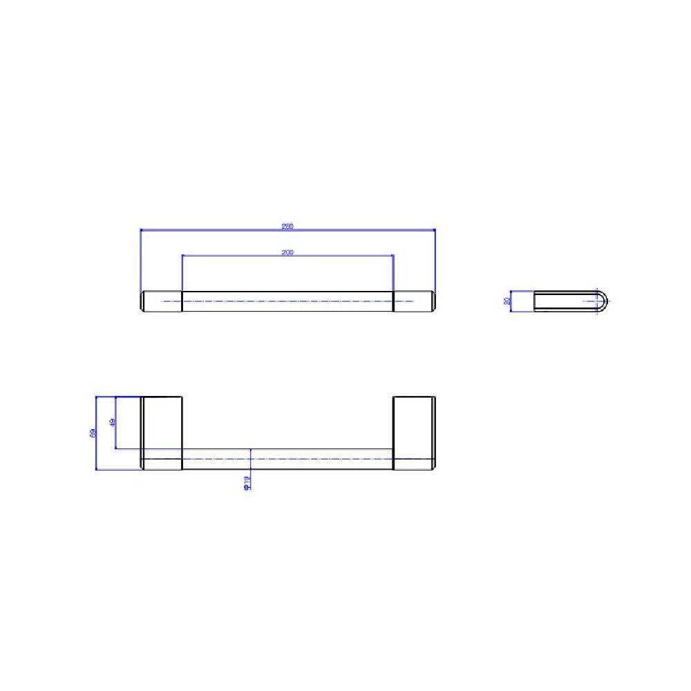 Porta Toalha Banheiro Rosto Deca You Cromado - 2050.C104