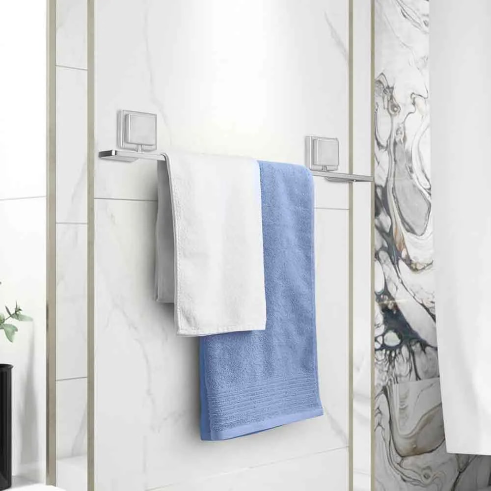 Porta Toalha Banho Arthi Piatina Cromado - 1326