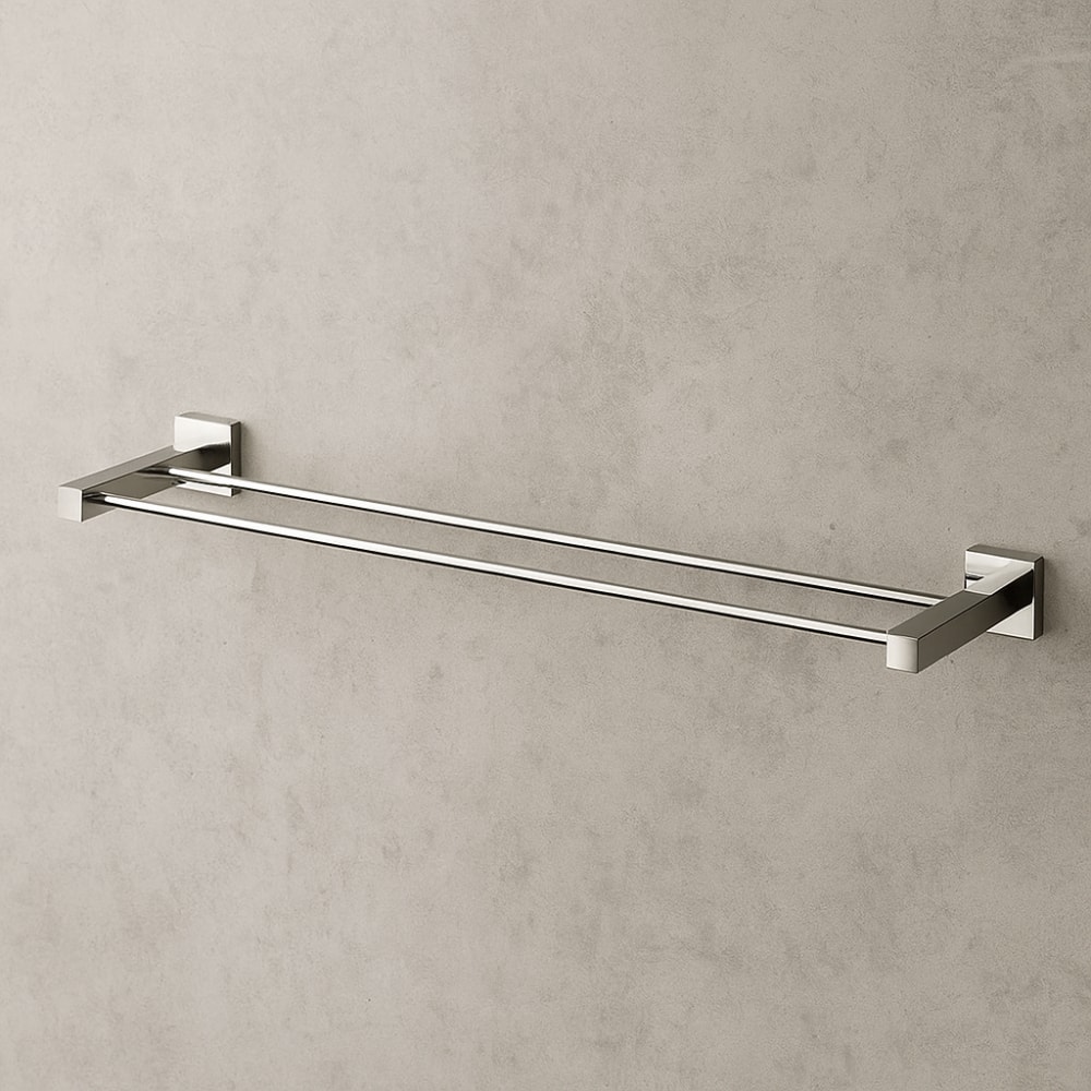Porta Toalha Bastão Duplo Docol Square 65cm Cromado - 90006418006