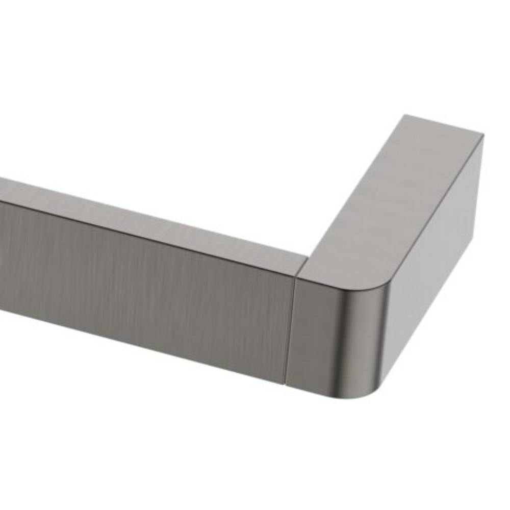 Porta Toalha Linear Dax Iguaçu 60cm Cinza - DAX-2040-IG-GR