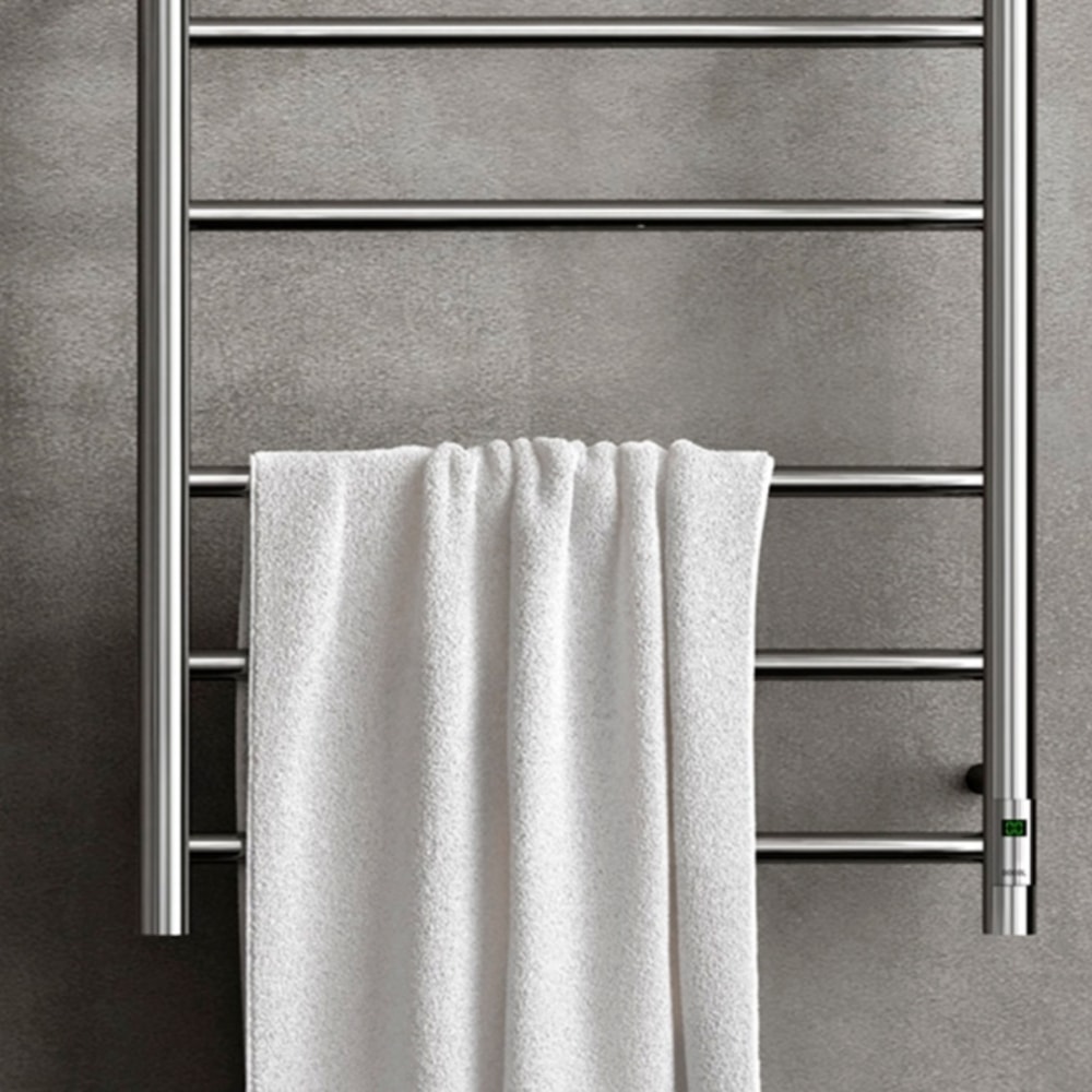 Porta Toalha Térmico de Parede Round DocolCozy Inox Polido - 918104